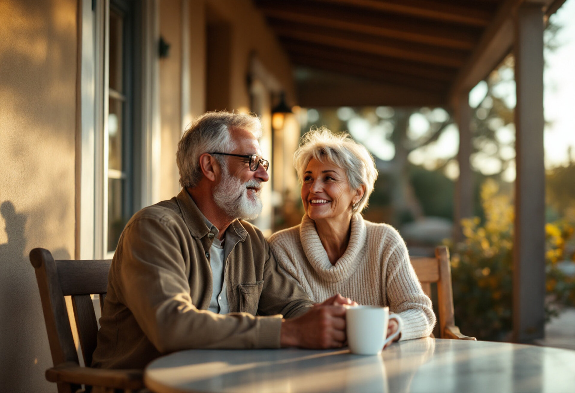 Mature couple enjoying retirement after building a tax-advantaged income plan